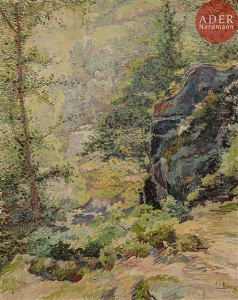 Hourffalize, La Roche Oil Painting by Adrien Josef Heymans