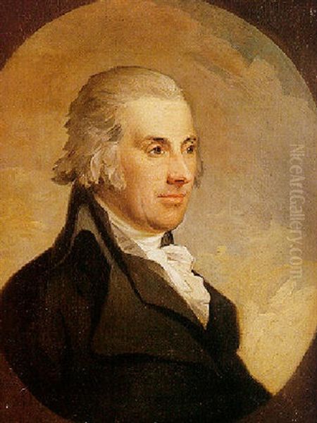 Portrait De Lord James Edward Eliot Pringle Oil Painting by Anton Hickel