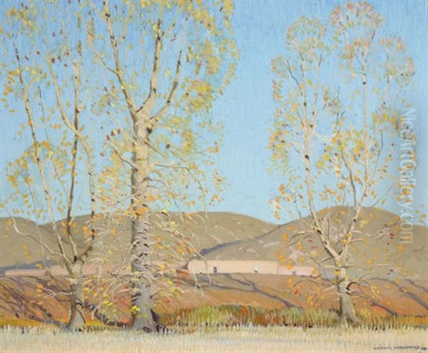 November -country Landscape Oil Painting by Victor William Higgins