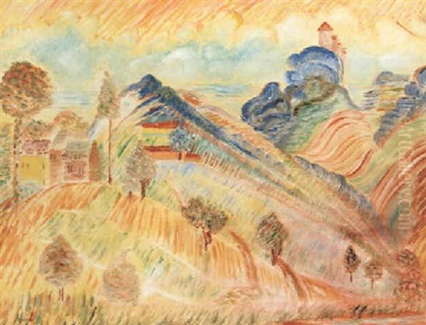 Salso Maggiore Oil Painting by Sigrid (Maria) Hjerten