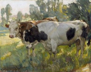 Weidende Rinder