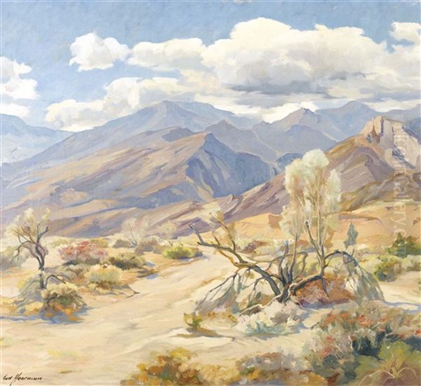 Palm Springs Oil Painting by Carl Hoerman