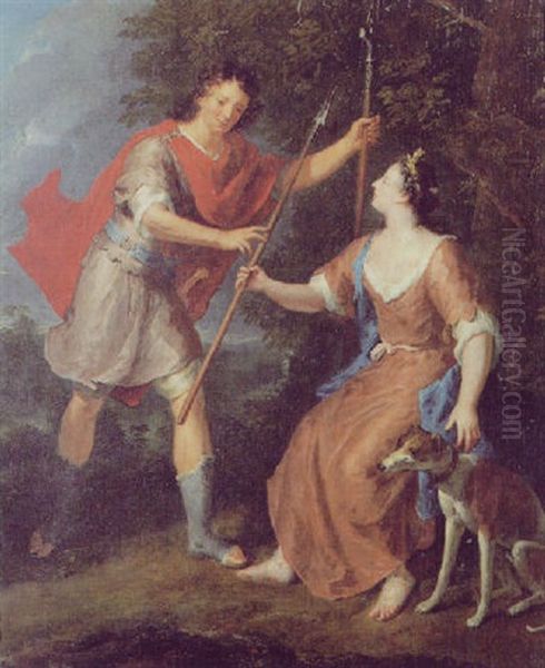 Diana And Actaeon Oil Painting by Gerard Hoet the Elder