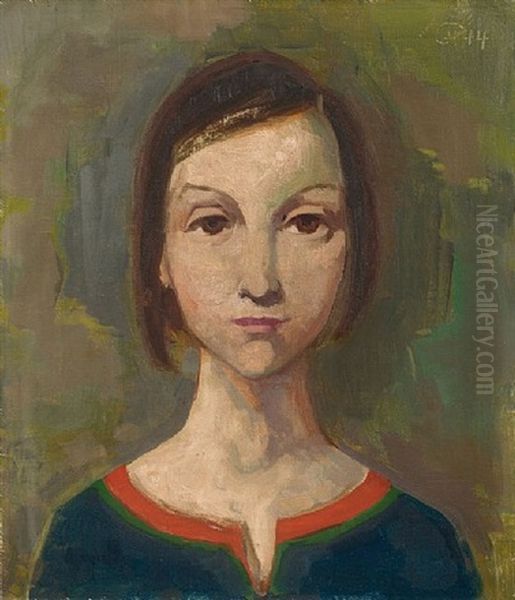 Prospekt Fra De Ostrigske Alper Med Udsigt Til Byen Maria Zell Oil Painting by Karl Hofer