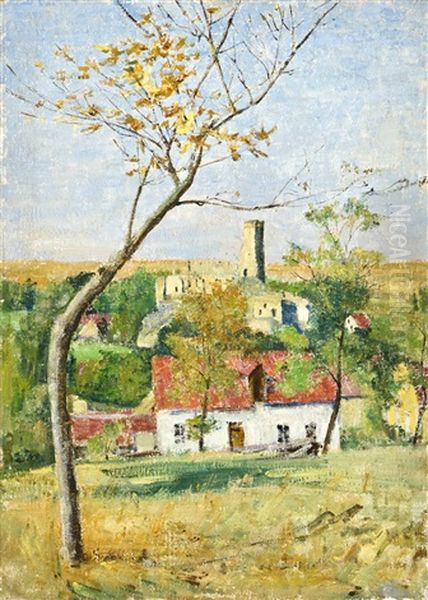Okor Oil Painting by Karel Holan
