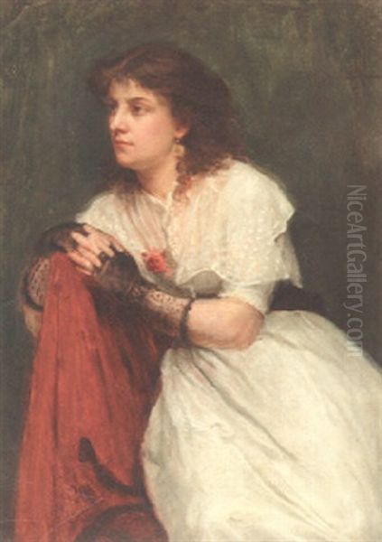 Contemplation Oil Painting by Francis Montague (Frank) Holl