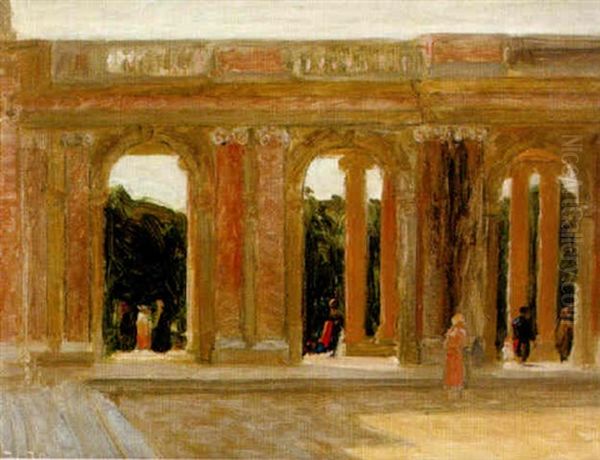 Trianon Oil Painting by Vilhelm Holmgren