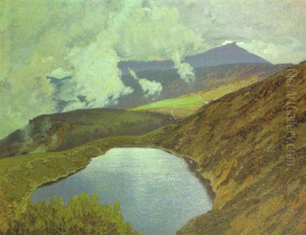 Im Riesengebirge Oil Painting by Gustav Holstein
