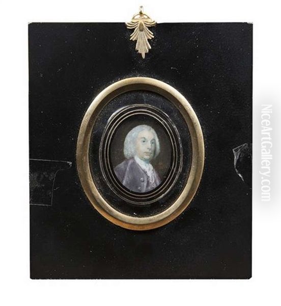 Portrait Of Mr. Hayter Oil Painting by Nathaniel Hone the Elder