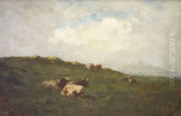 The Crest Of The Hill Oil Painting by Nathaniel Hone the Younger