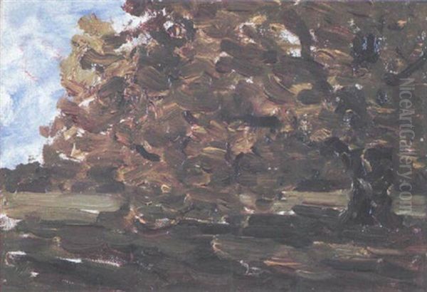Study Of Trees Oil Painting by Nathaniel Hone the Younger