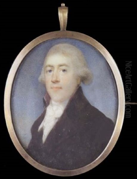 Portrait Of Joseph Hone Oil Painting by Horace Hone