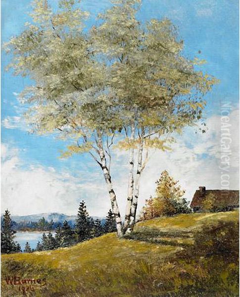 The Solitary Tree Oil Painting by Wilfred Molson Barnes