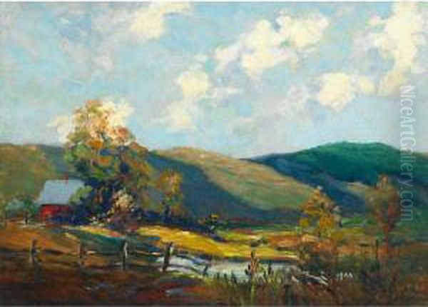 Sunlight And Shadow Oil Painting by Wilfred Molson Barnes