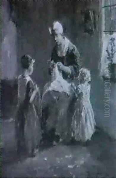 Genreszene Oil Painting by Bernard de Hoog