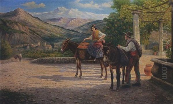 Andalousia Oil Painting by Henri Houben