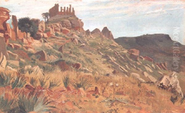 Ruins Oil Painting by George (9th Earl of Carlisle) Howard