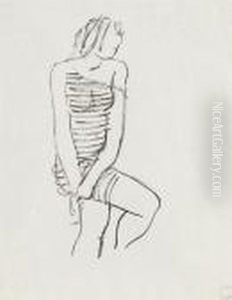 Baigneuse Oil Painting by Maurice Barraud