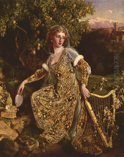 Bountiful Nature Oil Painting by Talbot Hughes