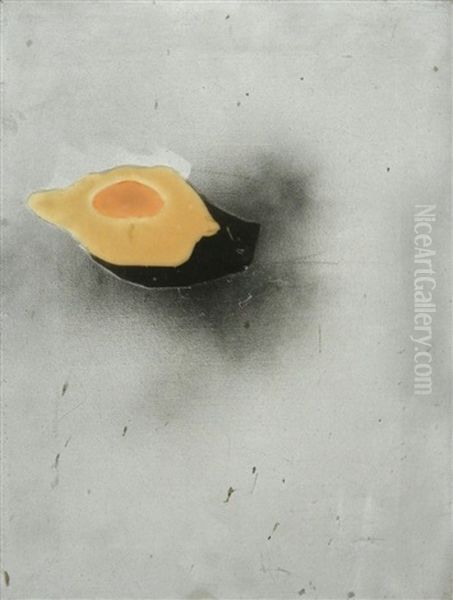 Fried Egg Oil Painting by Victor Hugo