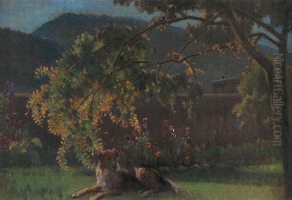 New Mexico Scene Oil Painting by John Young Hunter