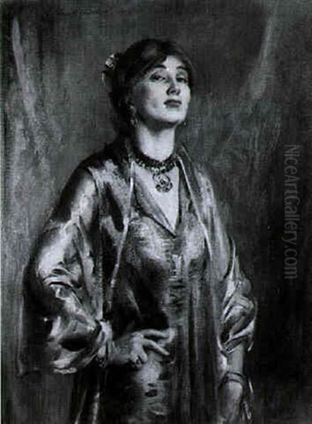 Lady Disdain Oil Painting by John Young Hunter