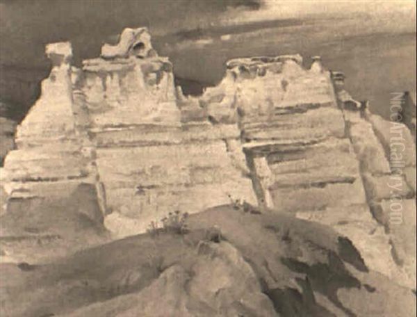 Storm Over New Mexico Oil Painting by John Young Hunter