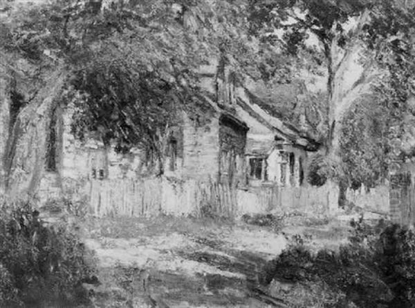 The Old Home Oil Painting by Frederick William Hutchison