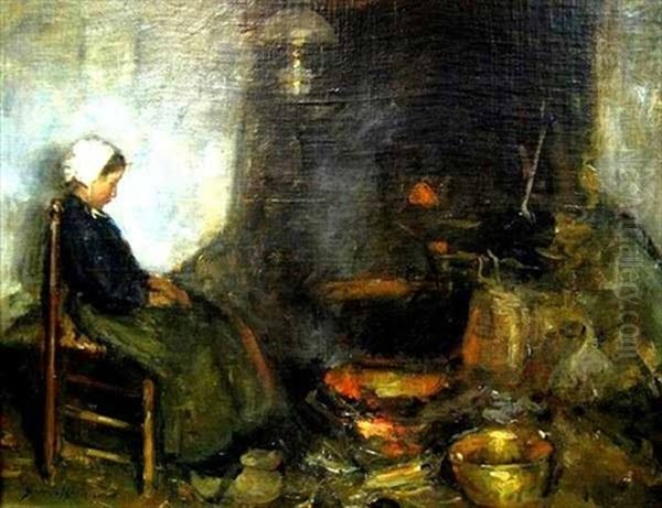 The Dreamer Oil Painting by Robert Gemmell Hutchison