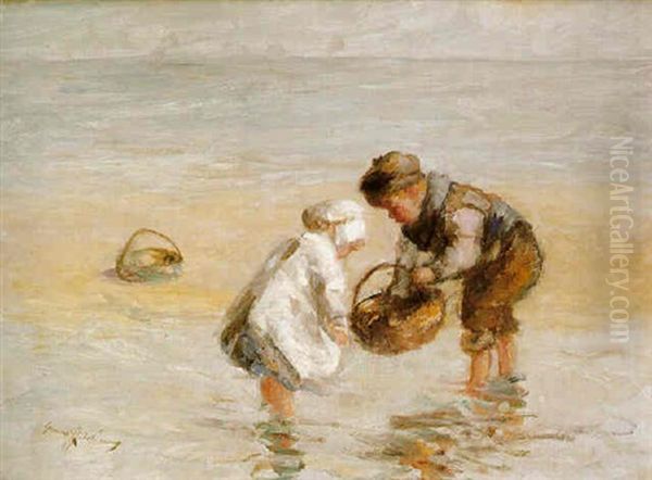 Mysteries Of The Sea Oil Painting by Robert Gemmell Hutchison