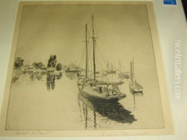 Quiet Waters Oil Painting by Lionel Barrymore