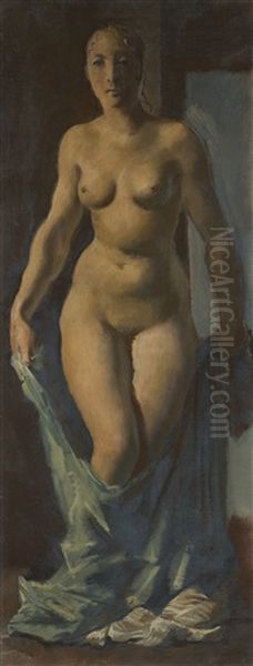 Nude Oil Painting by Alexander Evgenievich Iacovleff