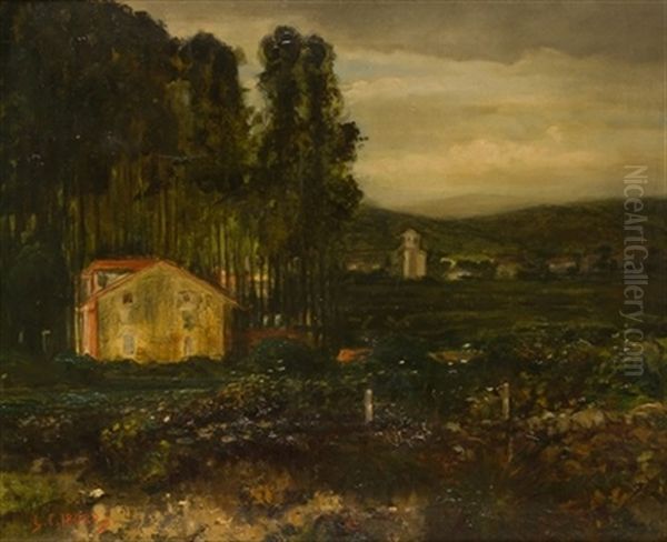 Paisaje Oil Painting by Lino Casimiro Iborra