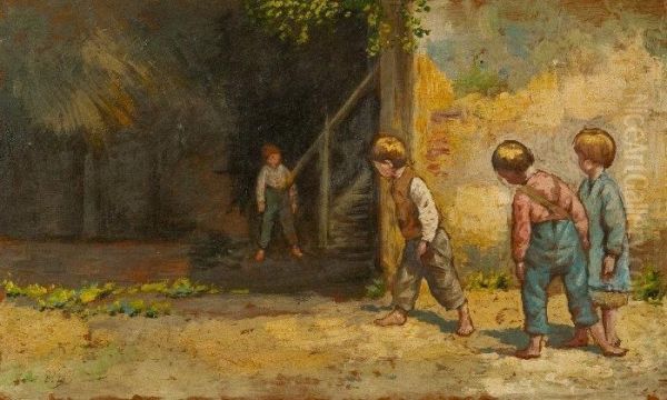 Senza Titolo Oil Painting by Enrico Bartezago
