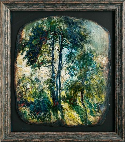 Wood Oil Painting by Arthur Illies