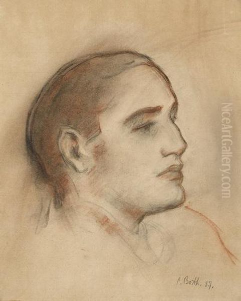Portrat Eines Herrn Oil Painting by Paul Basilius Barth
