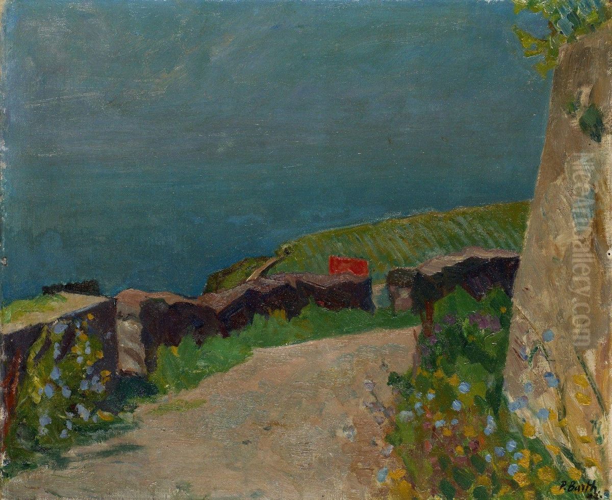 Chemin Dans Les Vignes Oil Painting by Paul Basilius Barth