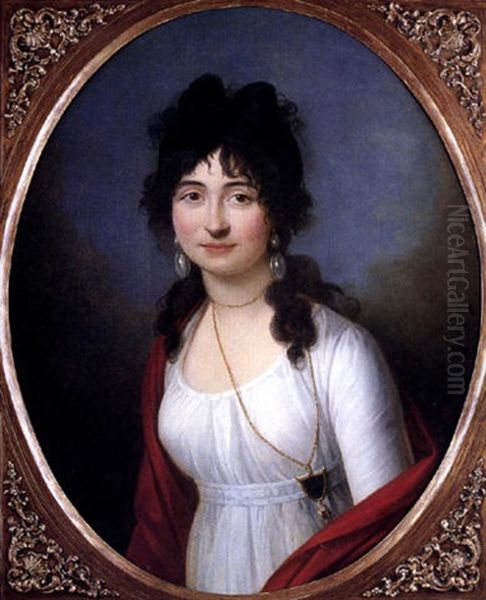 Retrato De Dama Oil Painting by Jean Auguste Dominique Ingres