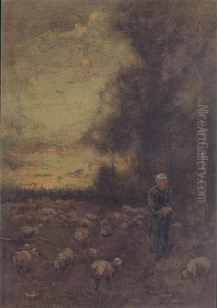 End Of Day, Montclair Oil Painting by George Inness