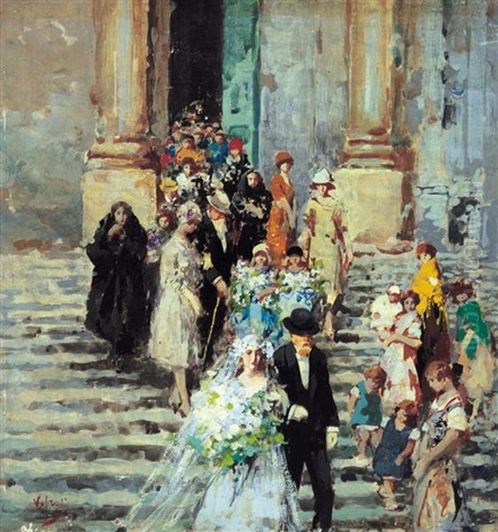 Matrimonio Oil Painting by Irolli Vincenzo