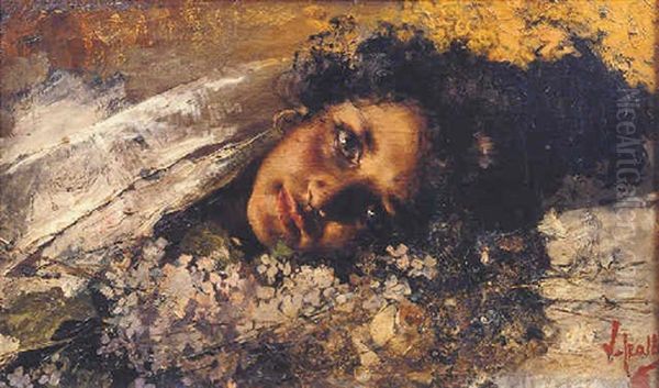 The Italian Bride Oil Painting by Vincenzo Irolli