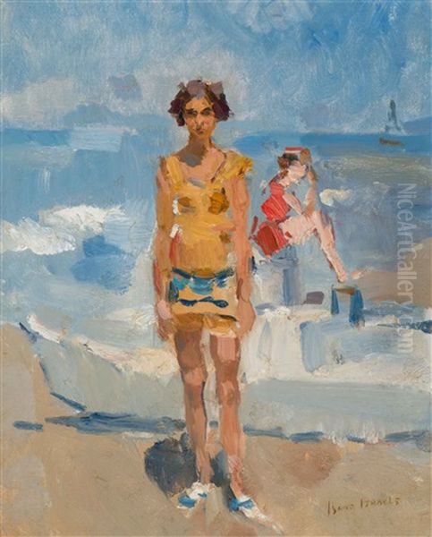 Viarreggio, Italy Oil Painting by Isaac Israels