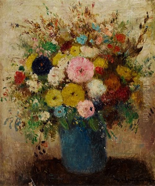 Still Life Oil Painting by Bela Ivanyi Gruenwald