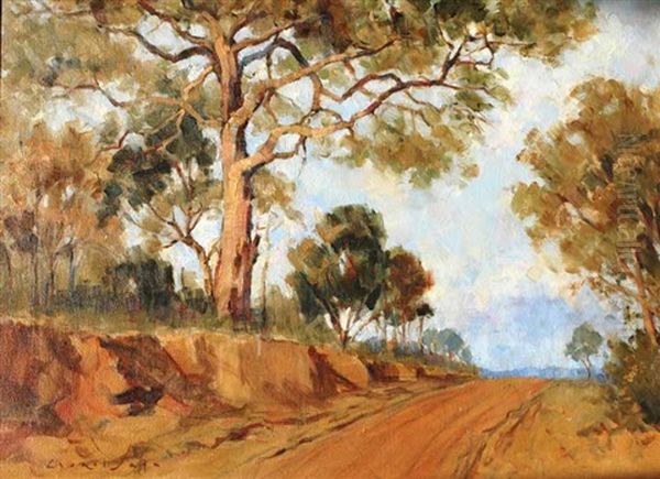 Wayside Gums Oil Painting by Lionel Jago