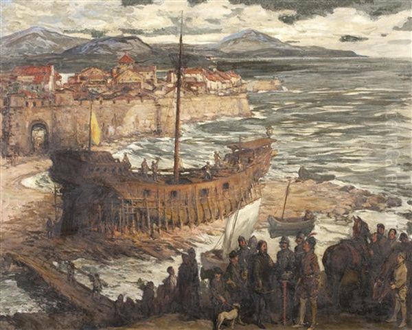 Armada Oil Painting by Alexander Jamieson
