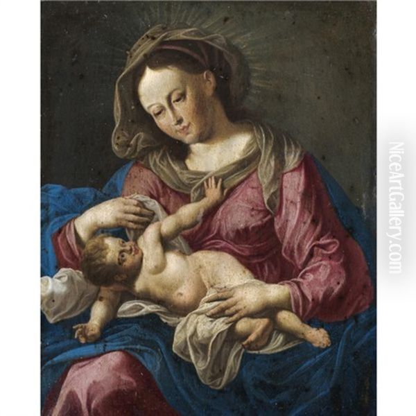 The Madonna And Child Oil Painting by Abraham Janssens