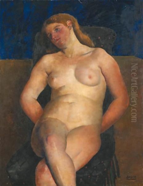 Le Modele Oil Painting by Andor Basch