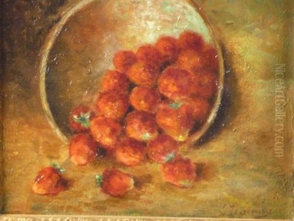 Jetee De Fraises Oil Painting by Georges Jeannin