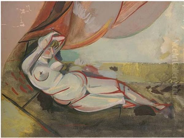 Odalisque Oil Painting by Humphrey Jennings