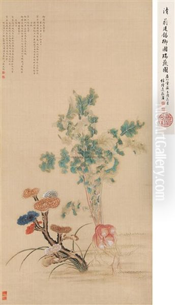 Vegetable Oil Painting by  Jiang Tingxi